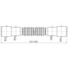 Гибкое соединение ALCAPLAST A720 50/40×40/50