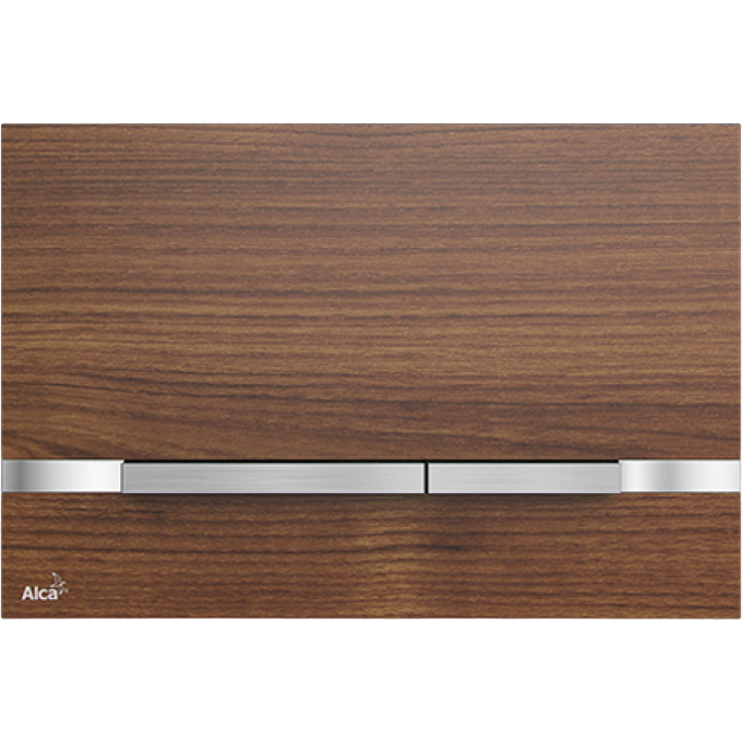 Кнопка управления ALCAPLAST FLAT STRIPE-TEAK металл, матовый, цвет Тик
