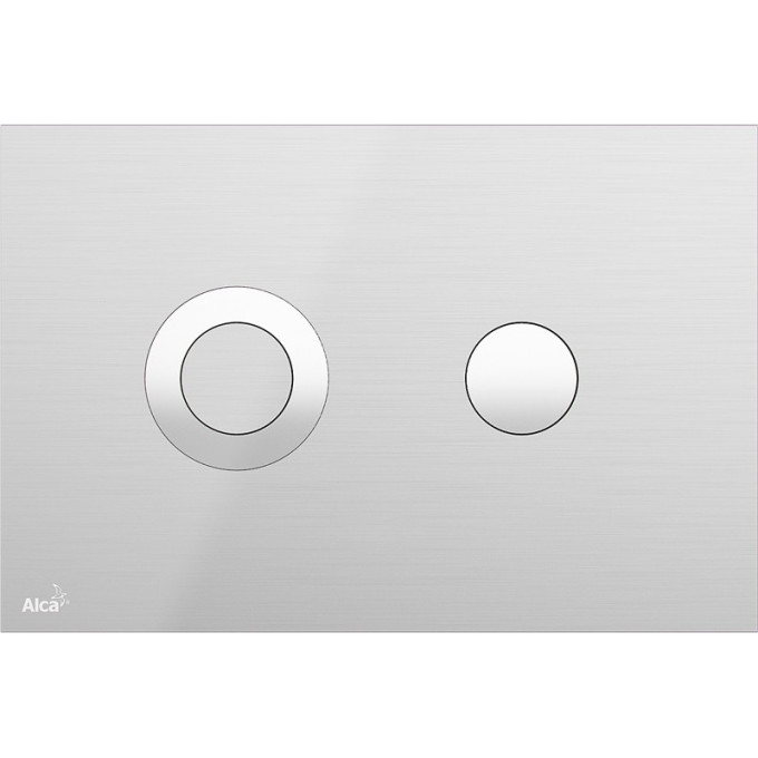 Кнопка управления ALCAPLAST FLAT TURN-INOX металл, матовый