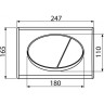 Кнопка управления ALCAPLAST M71 хром глянцевый