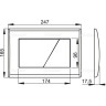 Кнопка управления ALCAPLAST M175 золотая