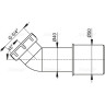 Колено ALCAPLAST A52 45°