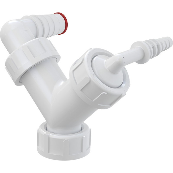 Колено ALCAPLAST P149Z с двумя штуцерами G1