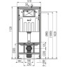 Комплект ALCAPLAST SET 3v1 AM101/1120-31 RU M71-0001 для установки унитаза