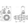 Консоль ALCAPLAST P103 для подключения воды