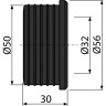 Манжета ALCAPLAST Z0004-ND переходная