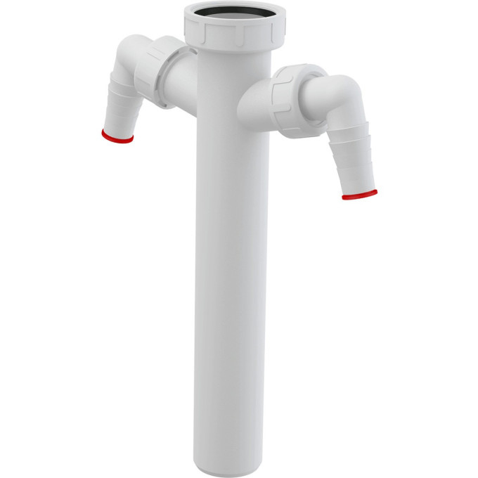 Патрубок ALCAPLAST A44MS-DN40 с накидной гайкой 6/4
