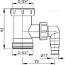Переходник ALCAPLAST A30 6/4