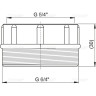 Переходник ALCAPLAST S0556-ND 6/4