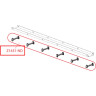 Пластиковый крепеж ALCAPLAST Z1431-ND для решетки (5 шт)