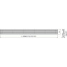 Решетка ALCAPLAST STREAM-950M для модулярного водоотводящего желоба APZ13, нержавеющая сталь