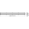 Решетка ALCAPLAST INSERT-850 для модулярного водоотводящего желоба APZ13, под плитку