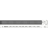 Решетка ALCAPLAST PURE-1050BLACK для водоотводящего желоба