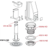 Штифт кнопки ALCAPLAST V0087-ND