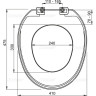 Сидение ALCAPLAST A3553 для унитаза Basic