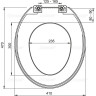 Сидение ALCAPLAST A6550 для унитаза Basic