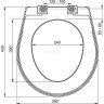 Сидение ALCAPLAST A6551 для унитаза Basic
