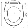 Сидение ALCAPLAST A602 для унитаза Duroplast