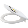 Сидение ALCAPLAST A604 FLOWER для унитаза Softclose