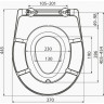Сидение ALCAPLAST A606 для унитаза универсальное Softclose
