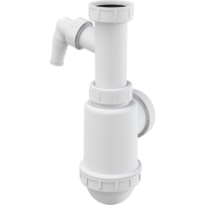 Сифон ALCAPLAST A443P-DN50/40 для мойки с накидной гайкой 6/4