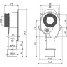 Сифон ALCAPLAST AG210901345 для писсуара вертикальный
