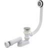 Сифон ALCAPLAST AG210132160 для ванны click/clack, хромированный пластик