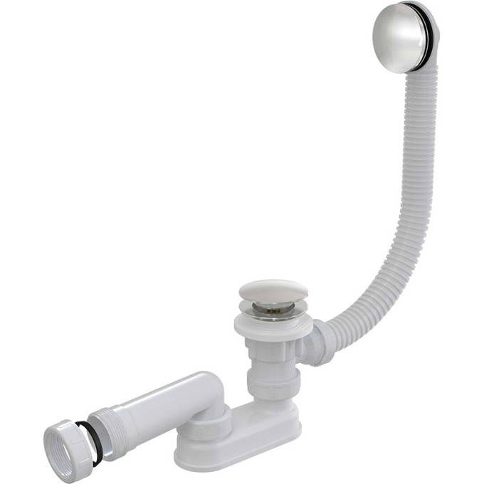 Сифон ALCAPLAST A504CKM для ванны click/clack металл