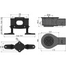 Сифон ALCAPLAST APZ-S9 DN50 и комплект регулируемых ног для модулярного желоба APZ13 низкий 50 л/мин