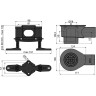 Сифон ALCAPLAST APZ-S12 DN50 и комплект регулируемых ног для модулярного желоба APZ13 высокий 58 л/мин