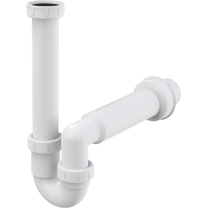 Сифон ALCAPLAST A80-DN50 трубчатый с накидной гайкой 6/4