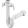 Сифон ALCAPLAST A82-DN50 трубчатый с накидной гайкой 6/4