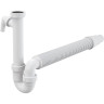 Сифон ALCAPLAST A83-DN50/40 трубчатый с накидной гайкой 6/4