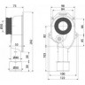Сифон для писсуара ALCAPLAST A45C вертикальный выпуск