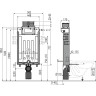 Скрытая система инсталляции ALCAPLAST AM119/1000 RENOVMODUL для замуровывания в стену