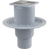 Сливной трап ALCAPLAST APV2321 105х105/50/75, подводка – прямая