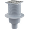 Сливной трап ALCAPLAST APV2, 105х105/50, подводка прямая