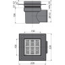 Сливной трап ALCAPLAST APV12 150х150/110, подводка – боковая