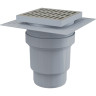 Сливной трап ALCAPLAST APV13 150х150/110, подводка – прямая