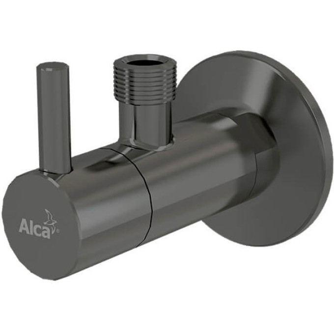 Угловой вентиль ALCAPLAST GUN METAL ARV001-GM-P с фильтром 1/2