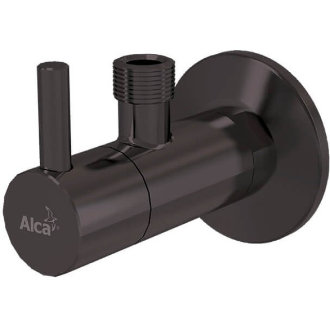 Угловой вентиль ALCAPLAST GUN METAL ARV001-GM-B с фильтром 1/2