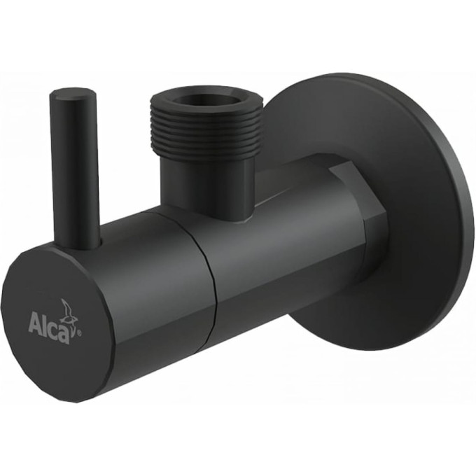 Угловой вентиль ALCAPLAST ARV003-BLACK с фильтром 1/2