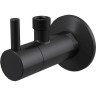 Угловой вентиль ALCAPLAST ARV001-BLACK с фильтром 1/2