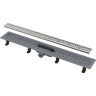 Водоотводящий желоб ALCAPLAST APZ10 SIMPLE AG100401950 с порогами для перфорированной решетки