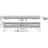 Водоотводящий желоб ALCAPLAST APZ23-950 MODULAR WALL