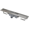 Водоотводящий желоб ALCAPLAST APZ6S-950 PROFESSIONAL с порогами для цельной решетки, горизонтальный слив