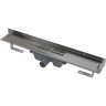 Водоотводящий желоб ALCAPLAST APZ16-850 WALL для перфорированной решетки, с фиксированным воротником, к стене