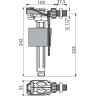 Впускной механизм ALCAPLAST A150-1/2