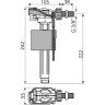 Впускной механизм ALCAPLAST A150-3/8
