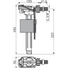 Впускной механизм ALCAPLAST A160-3/8